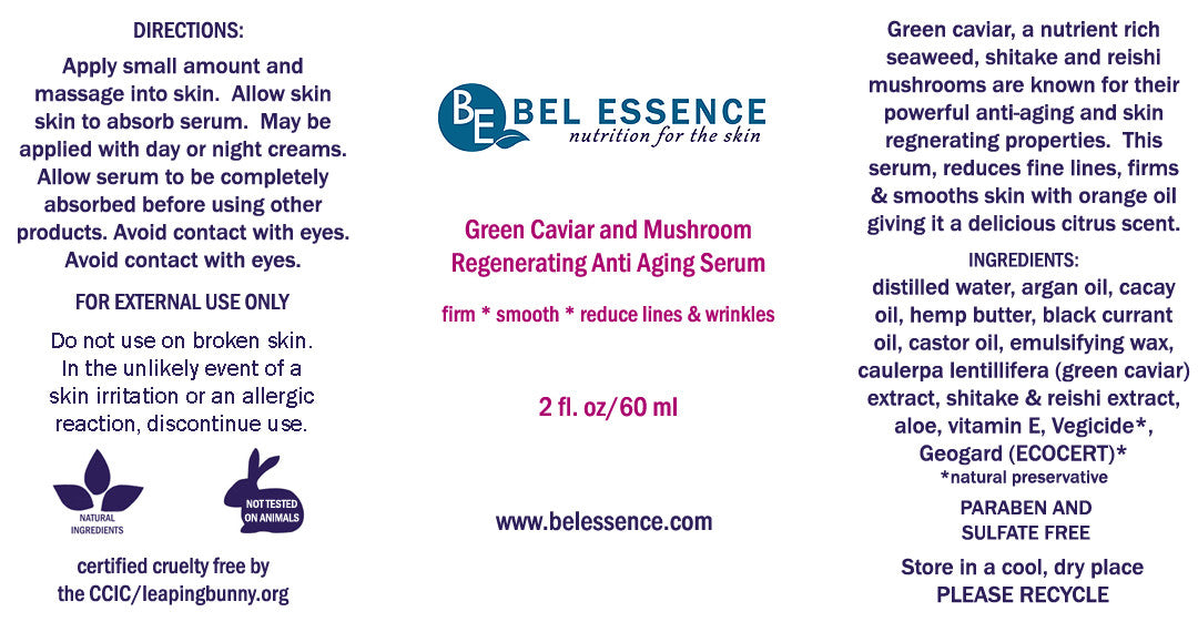 Green Caviar and Mushroom Regenerating Anti-Aging Serum - 2 oz-1