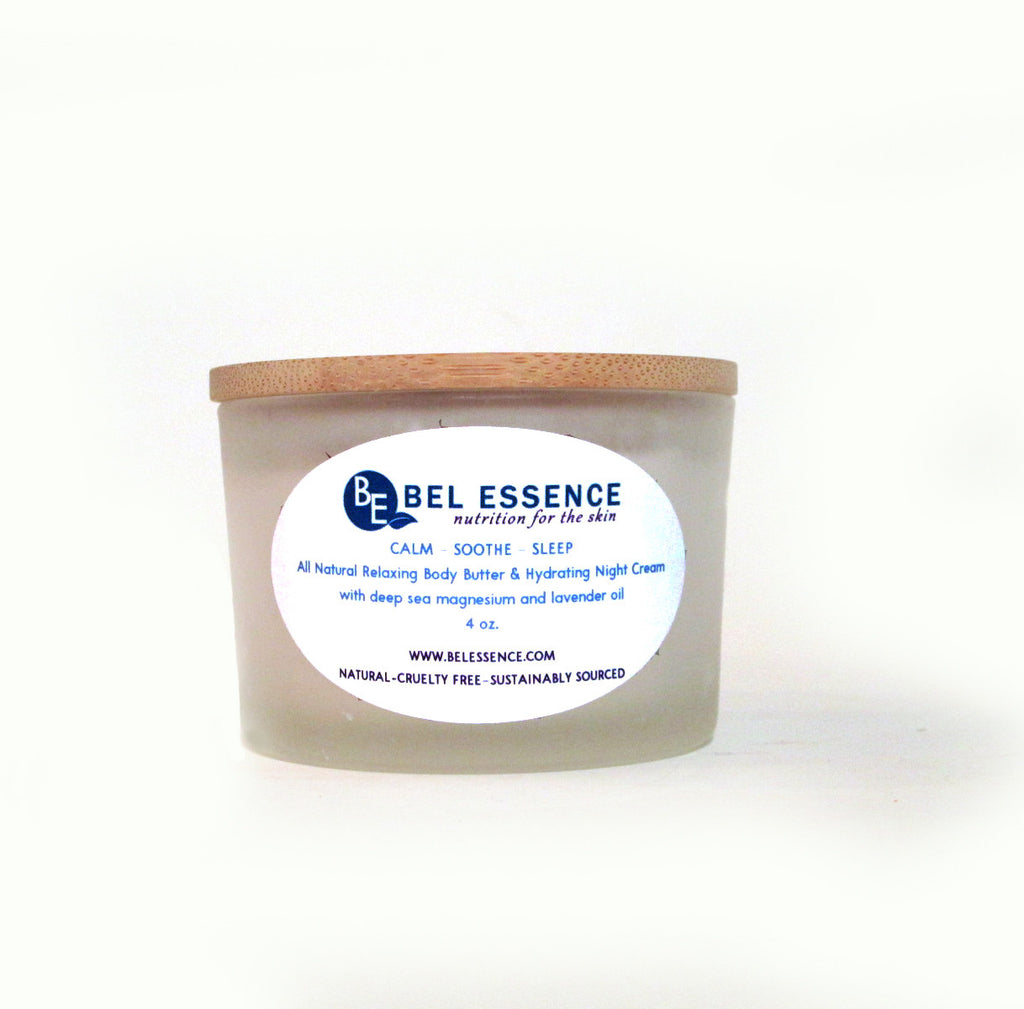 Calm-Soothe-Sleep All Natural Body Butter – Hydrates and Restores Skin, Eases Minor Aches and Soreness, Helps Sleep-4 oz-0