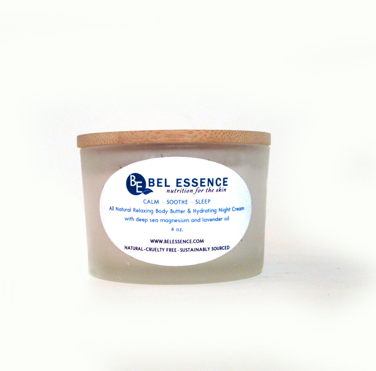 Calm-Soothe-Sleep All Natural Body Butter – Hydrates and Restores Skin, Eases Minor Aches and Soreness, Helps Sleep-4 oz-0